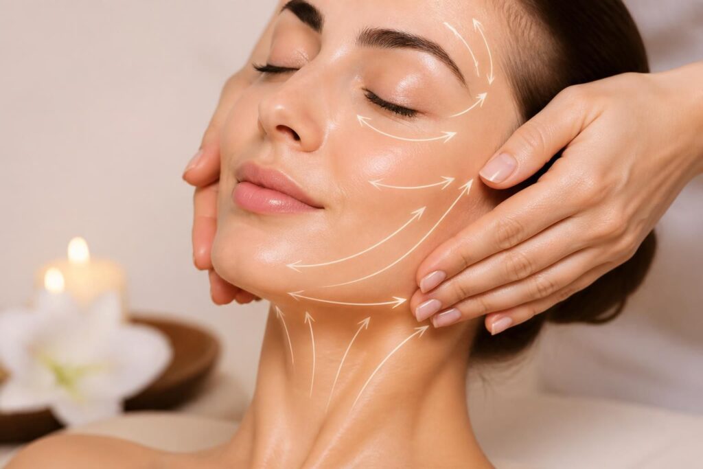 Drainage lymphatique du visage : bienfaits