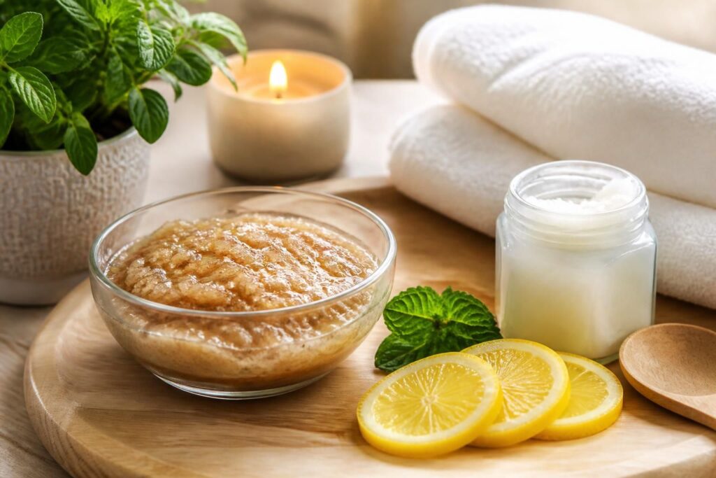 Gommage maison : recettes douces pour le corps
