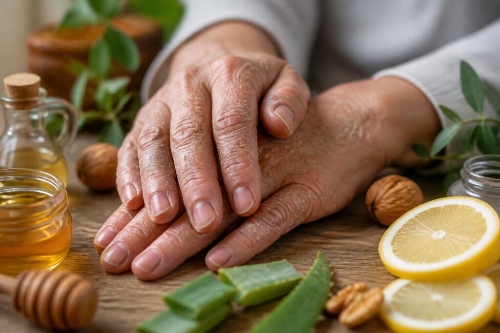 Mains très sèches : remèdes naturels