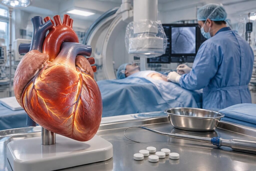 Arythmie cardiaque traitement : anticoagulants, ablation et options chirurgicales