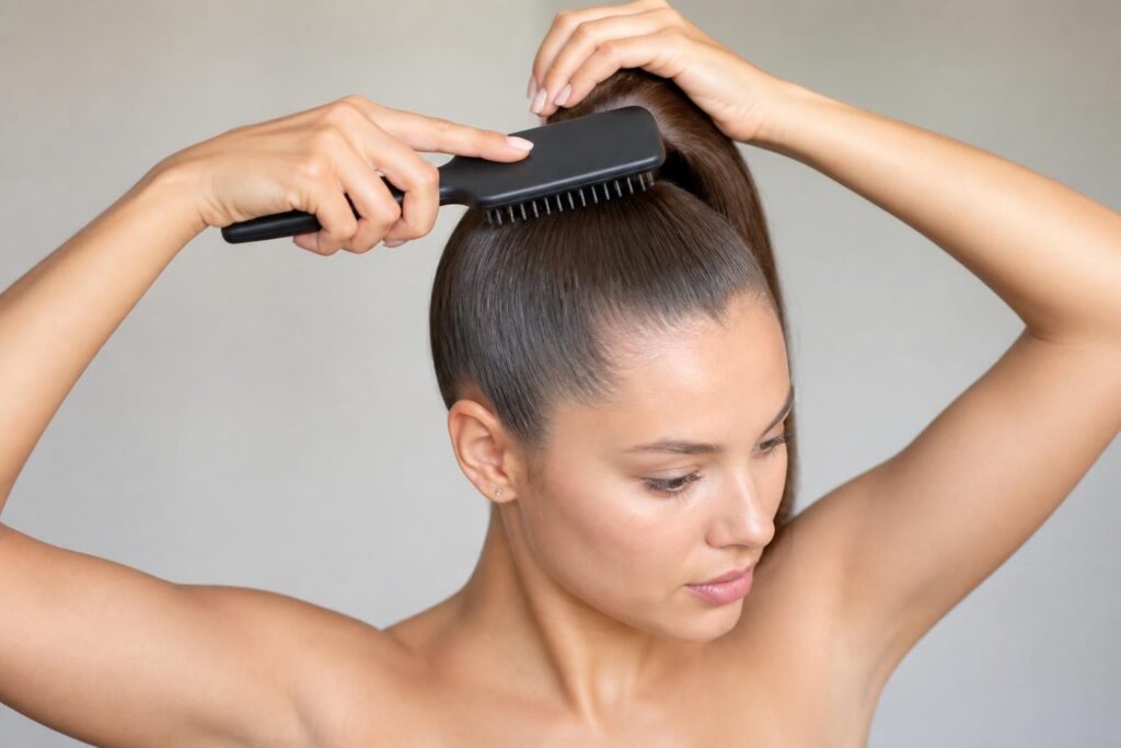 découvrez nos astuces simples pour réaliser une queue de cheval haute plaquée sans bosse, rapidement et facilement, pour un look élégant et soigné.