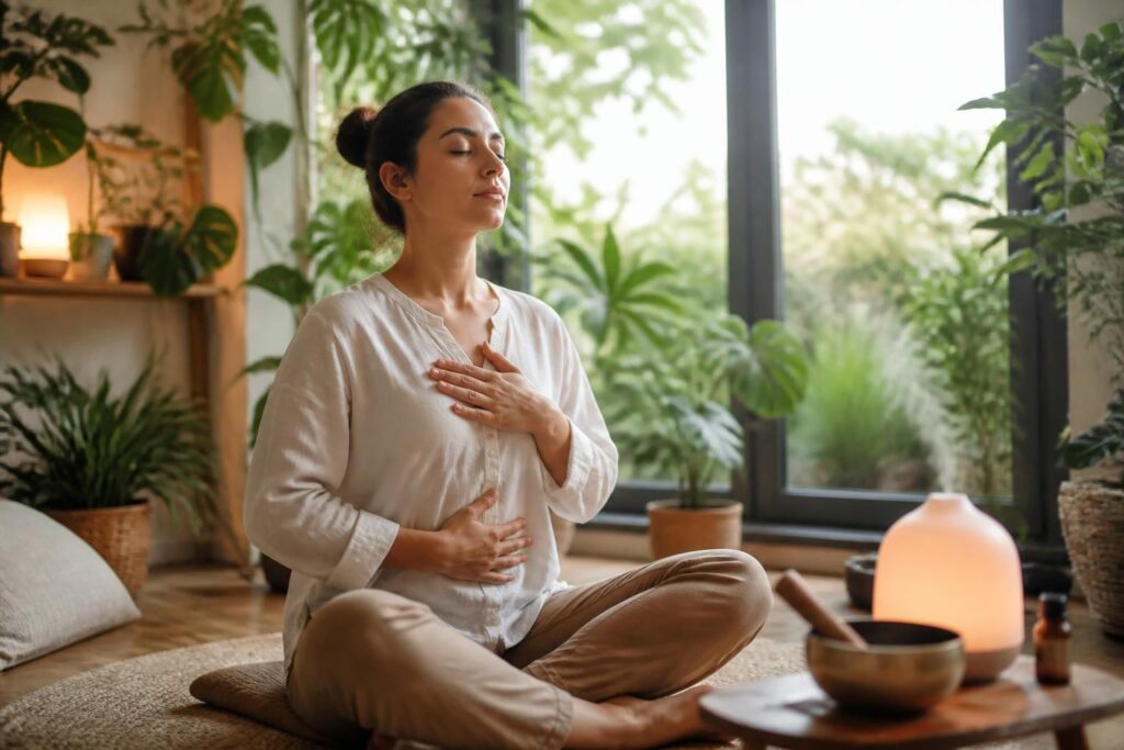 découvrez un exercice d’auto-guérison simple et efficace pour mieux gérer votre stress et améliorer votre bien-être au quotidien.