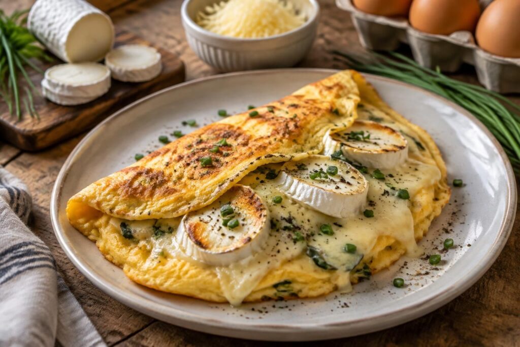 Omelette aux fromages : recettes savoureuses du chèvre au râpé