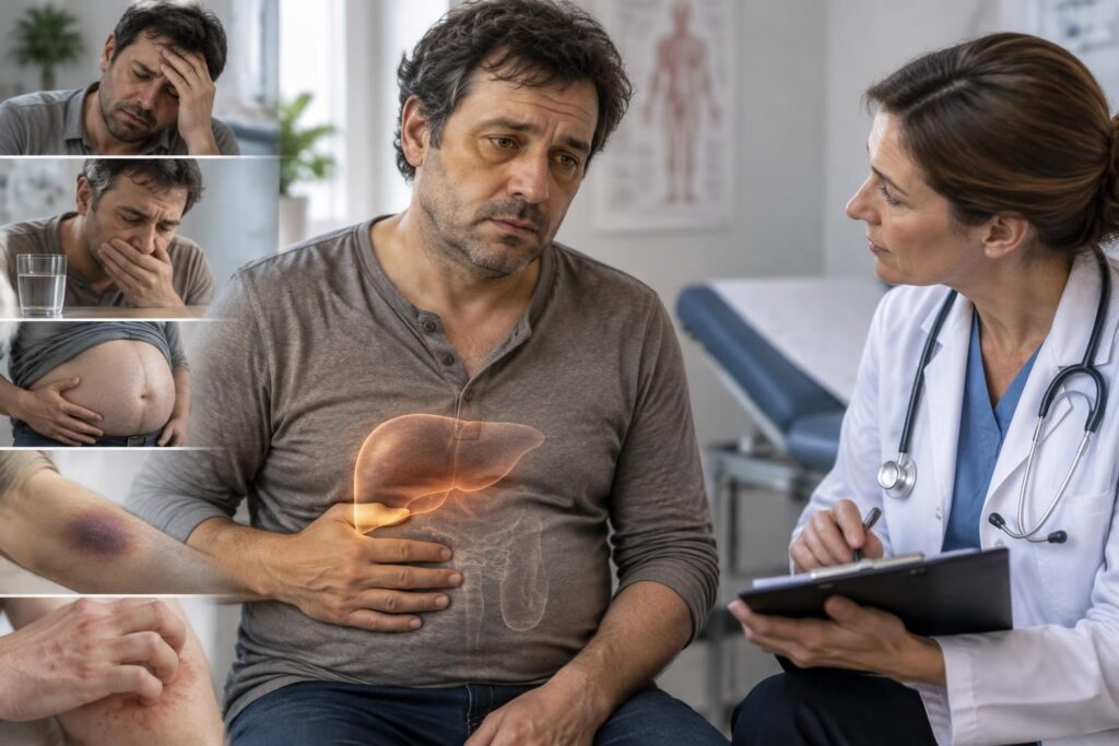 7 signes qui montrent que votre foie est malade et comment réagir