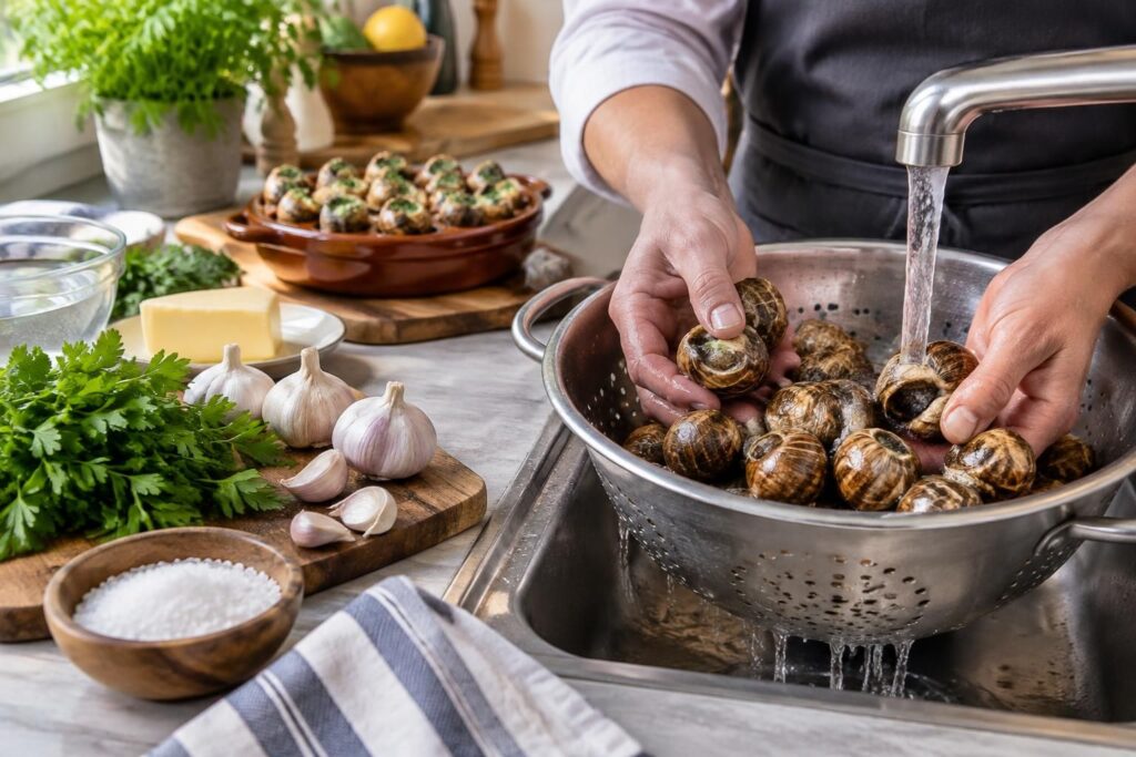 Comment préparer des escargots de Bourgogne vivants pour la dégustation