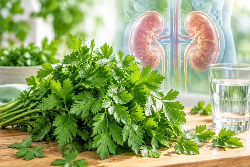 Vertus du persil frais et ses bienfaits pour les reins
